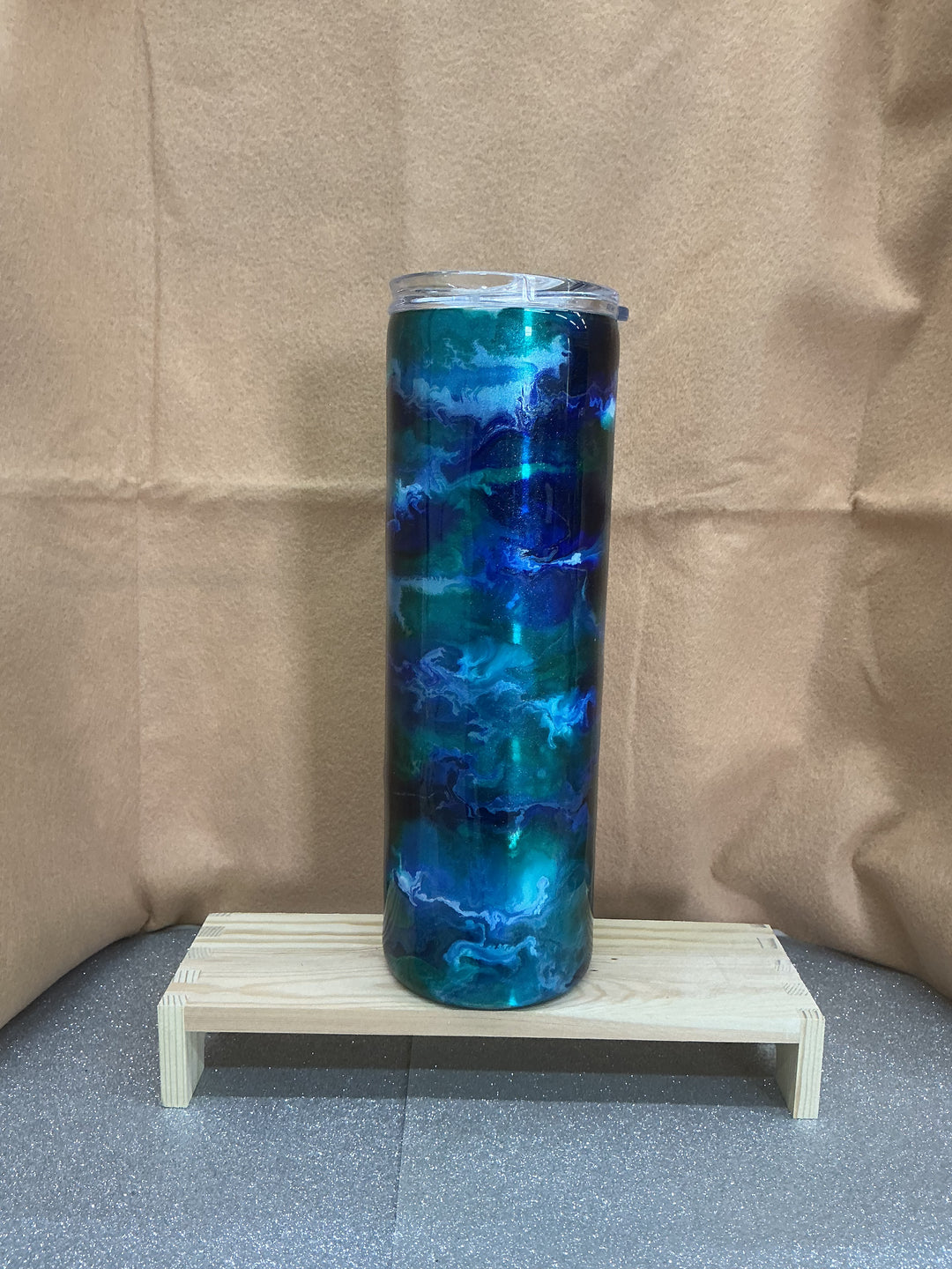 Blues with touch of greens