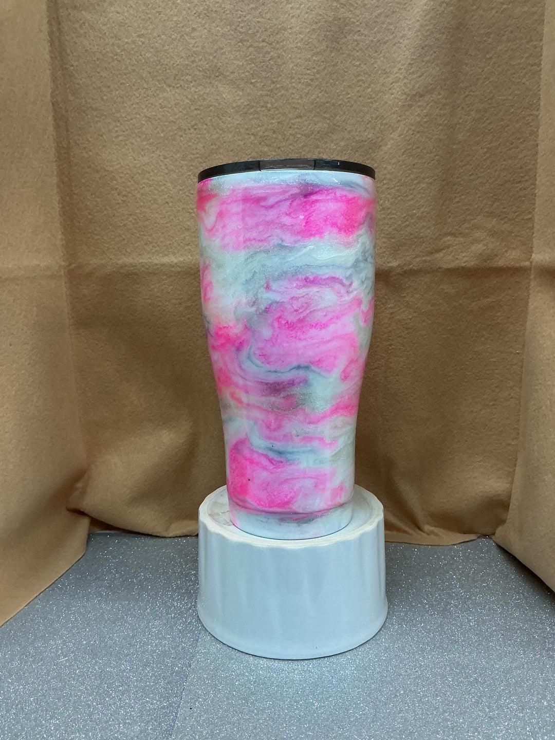 Pink and silver