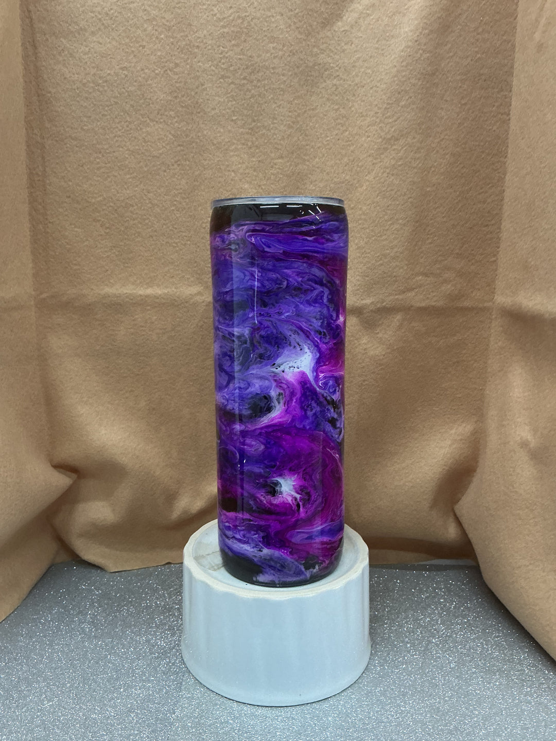 Purples on black