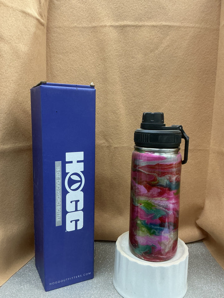 Nancy’s Designs DUO Hydro Bottle with dual compartments and sleek design, perfect for on-the-go hydration.